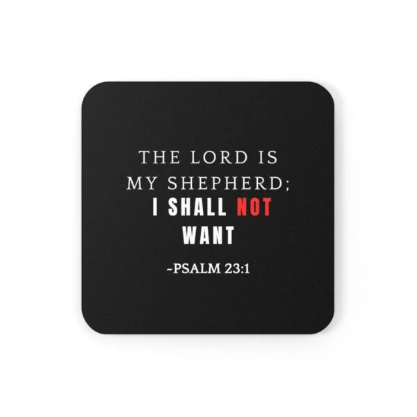 The Lord is my shepherd; I shall not want- Coaster