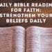 Daily Bible Reading for Faith: Strengthen Your Beliefs Daily