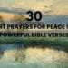 30 Short Prayers for Peace with Powerful Bible Verses
