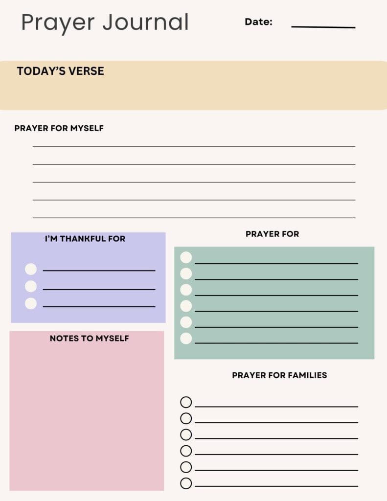 Prayer Journal Log #13