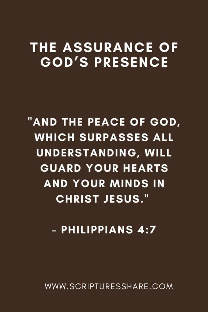 The Assurance of God’s Presence