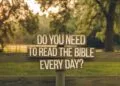 Do You Need To Read The Bible Every Day