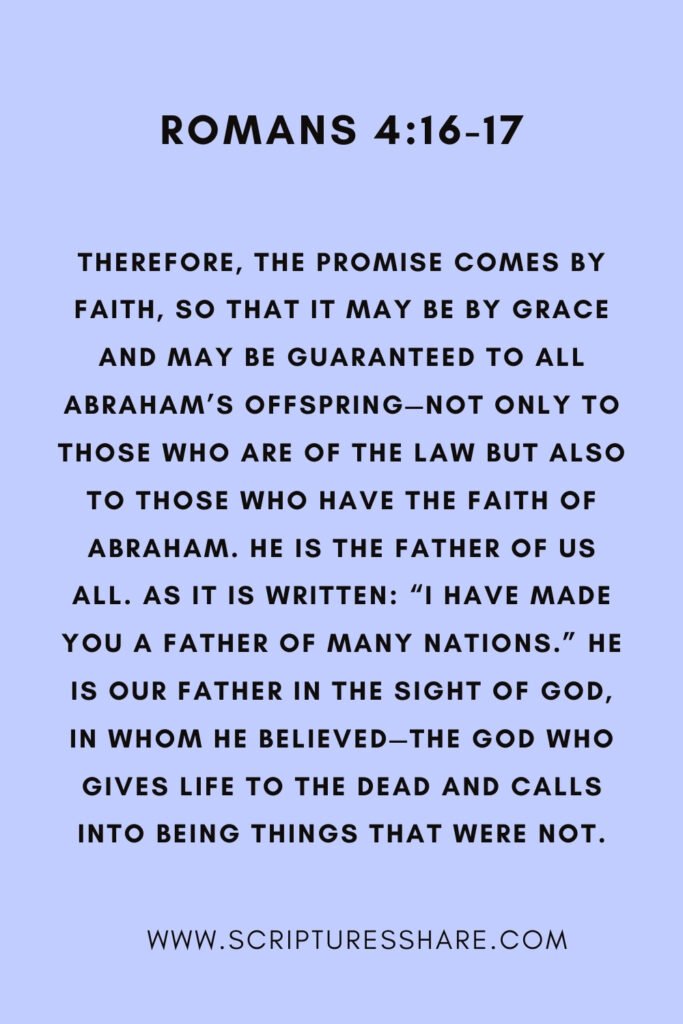 Romans 4:16-17