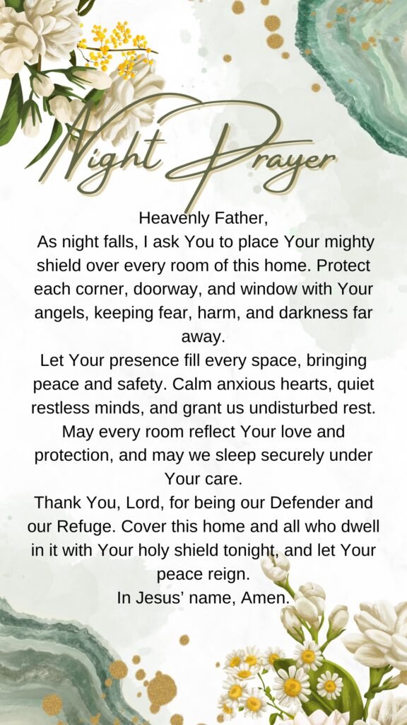 Prayer for God’s Shield Over Every Room Tonight