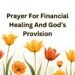 Prayer For Financial Healing And God’s Provision