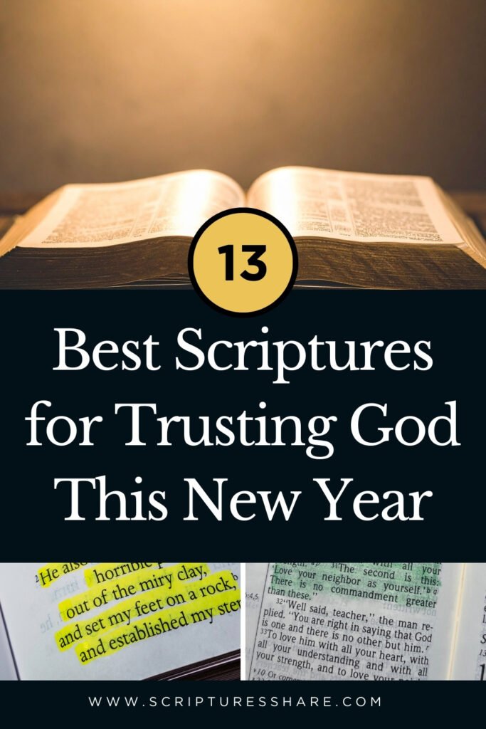 13 Best Scriptures for Trusting God This New Year