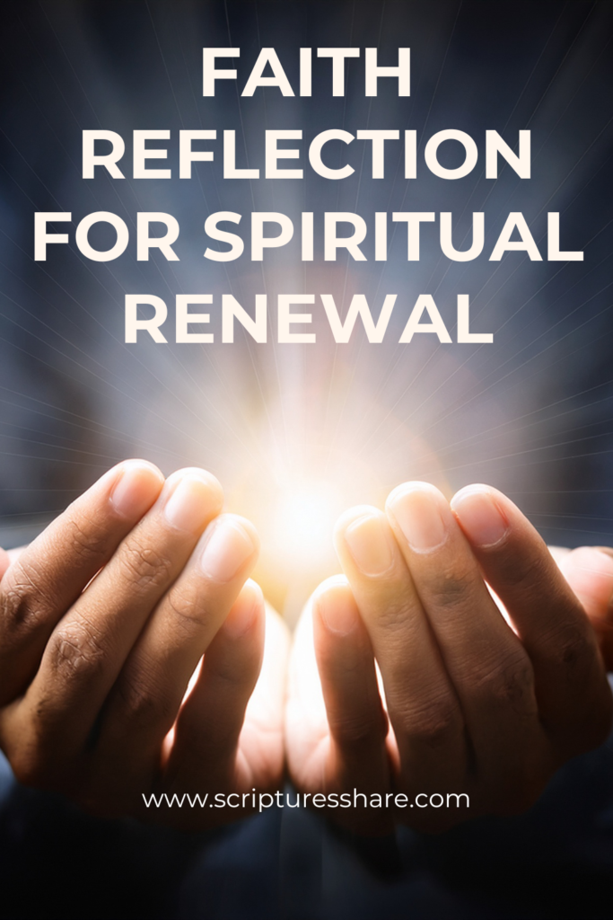 Faith Reflection for Spiritual Renewal